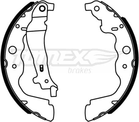 Brake Shoe Set TX 22-18