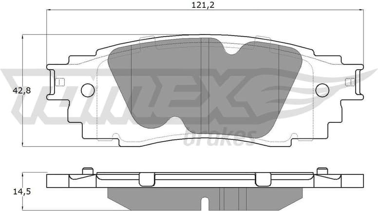 Brake Pad Set, disc brake TX 18-98