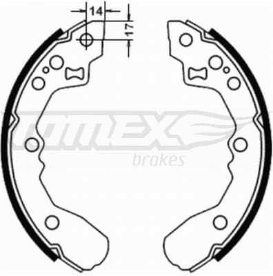 Brake Shoe Set TX 21-78