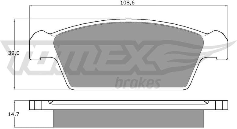 Brake Pad Set, disc brake TX 10-75