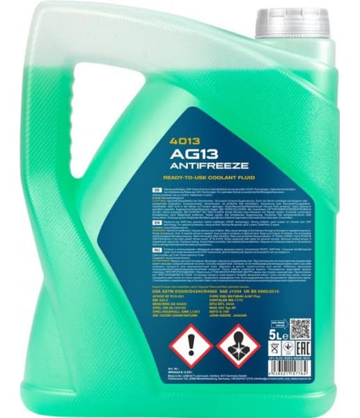 Antifreeze MANNOL 4013 Antifreeze AG13 (-40) Hightec MN4013-5 - image 2