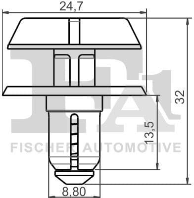 Clip, trim/protection strip 41-30001.25 - image 2