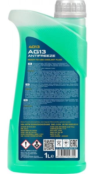 Antifreeze MANNOL 4013 Antifreeze AG13 (-40) Hightec MN4013-1 - image 2