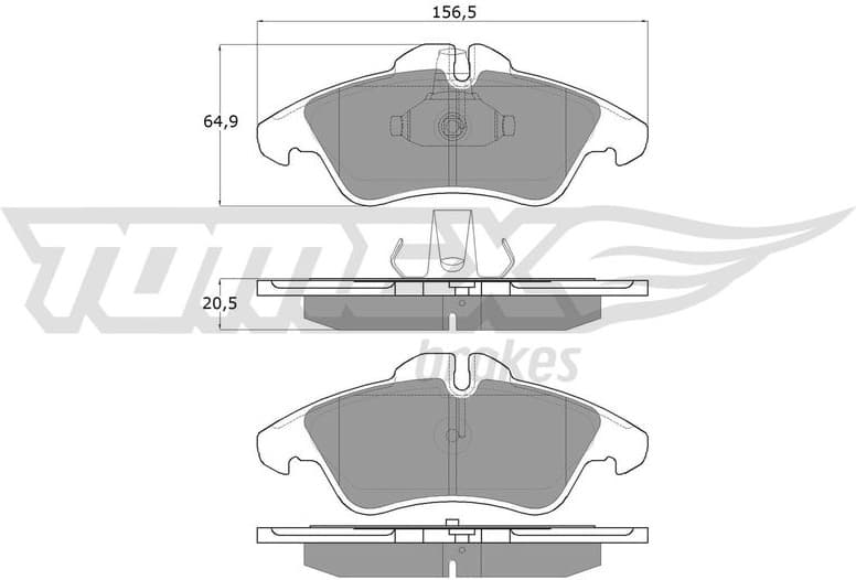 Brake Pad Set, disc brake TX 10-93