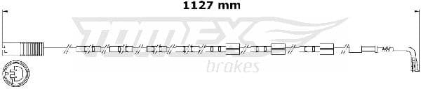 Warning Contact, brake pad wear TX 31-01