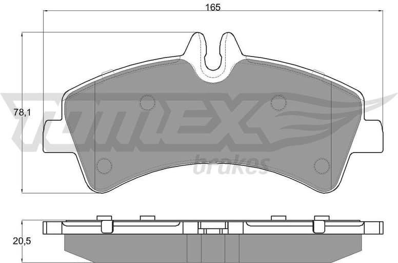 Brake Pad Set, disc brake TX 14-26