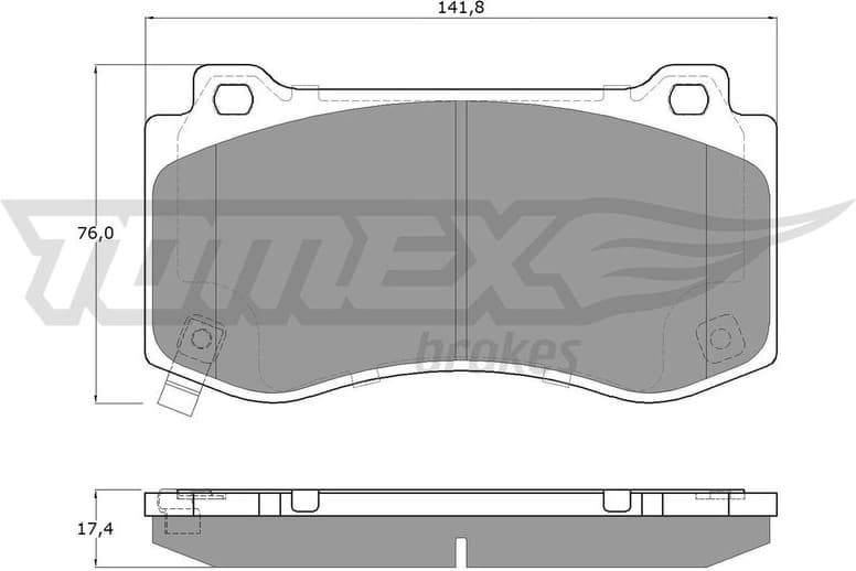 Brake Pad Set, disc brake TX 19-95