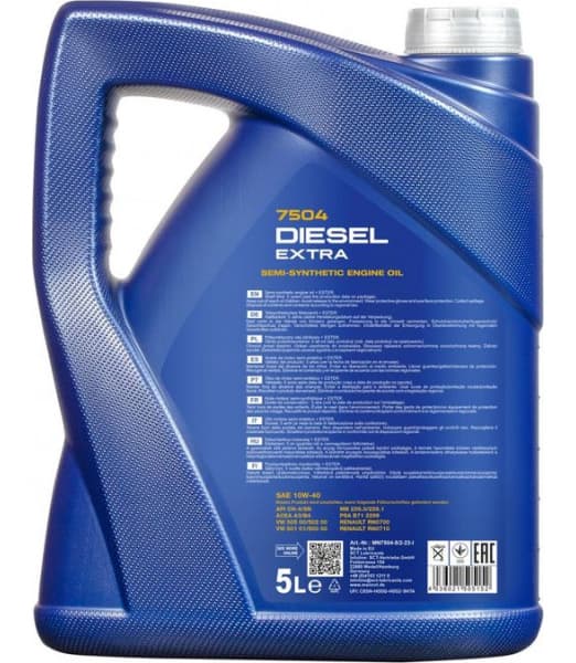 Engine Oil MANNOL 7504 Diesel Extra 10W-40 MN7504-5 - image 2