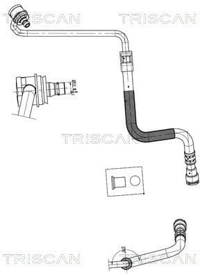 Hydraulic Hose, steering 8516 11040