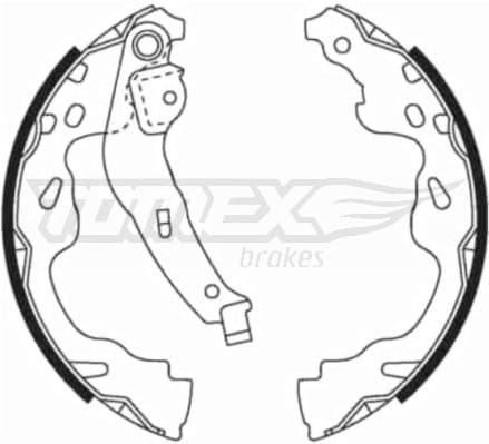 Brake Shoe Set TX 21-82