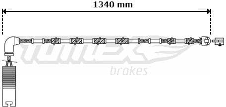 Warning Contact, brake pad wear TX 30-38