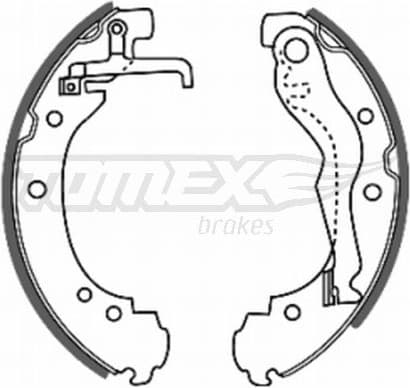 Brake Shoe Set TX 20-47