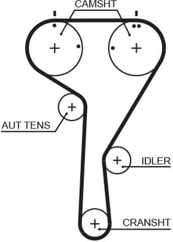 Water Pump & Timing Belt Kit PowerGrip™ KP7TH15680XS-1 - image 2