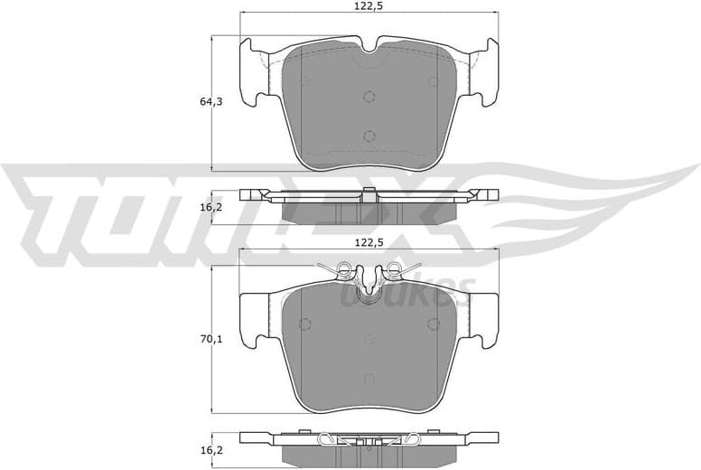 Brake Pad Set, disc brake TX 18-54
