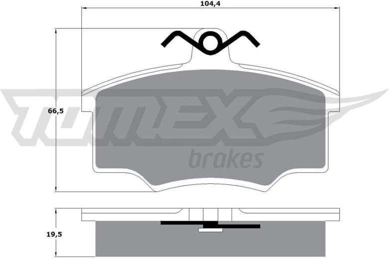 Brake Pad Set, disc brake TX 10-57