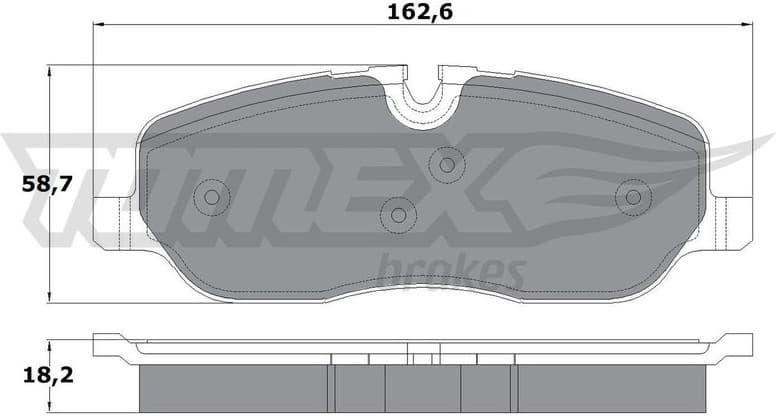 Brake Pad Set, disc brake TX 17-71