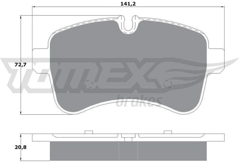 Brake Pad Set, disc brake TX 16-00