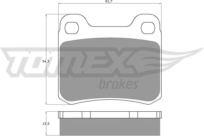 Brake Pad Set, disc brake TX 10-371