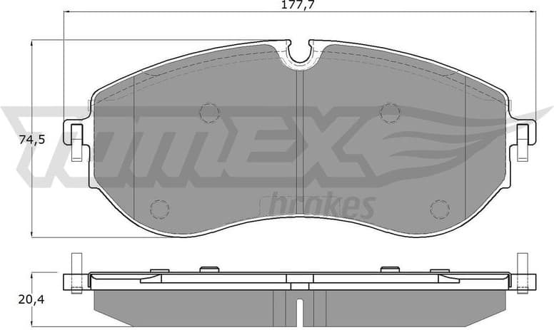 Brake Pad Set, disc brake TX 19-96
