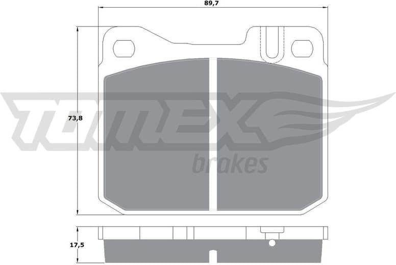 Brake Pad Set, disc brake TX 10-222