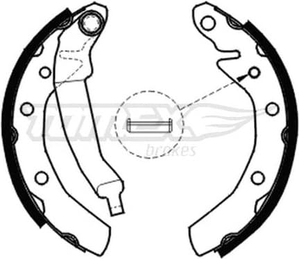 Brake Shoe Set TX 20-30