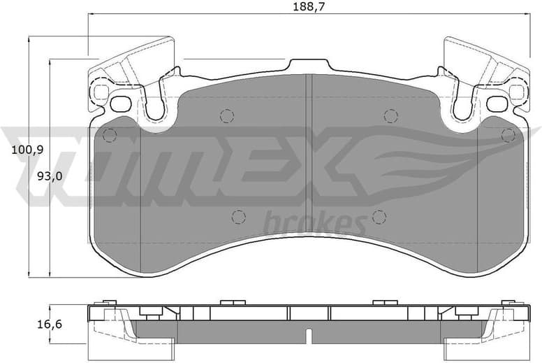 Brake Pad Set, disc brake TX 19-44