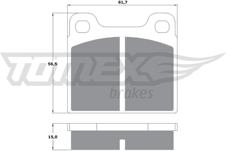 Brake Pad Set, disc brake TX 10-19