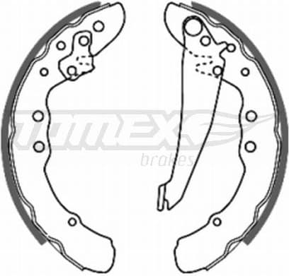 Brake Shoe Set TX 20-70