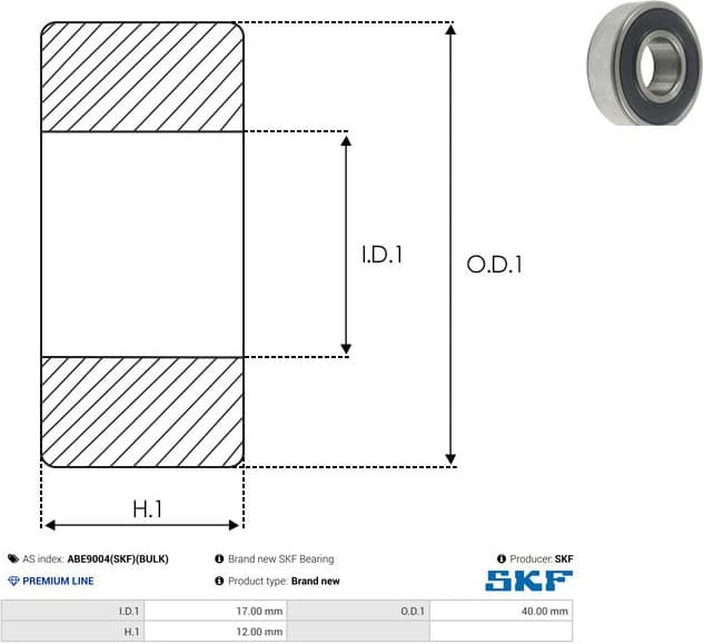 Bearing SKF ABE9004(SKF)(BULK) - image 2