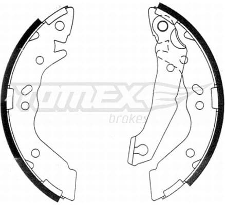 Brake Shoe Set TX 21-36