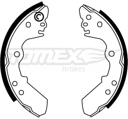 Brake Shoe Set TX 22-47