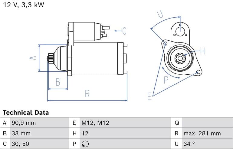 Starter 0 986 027 650