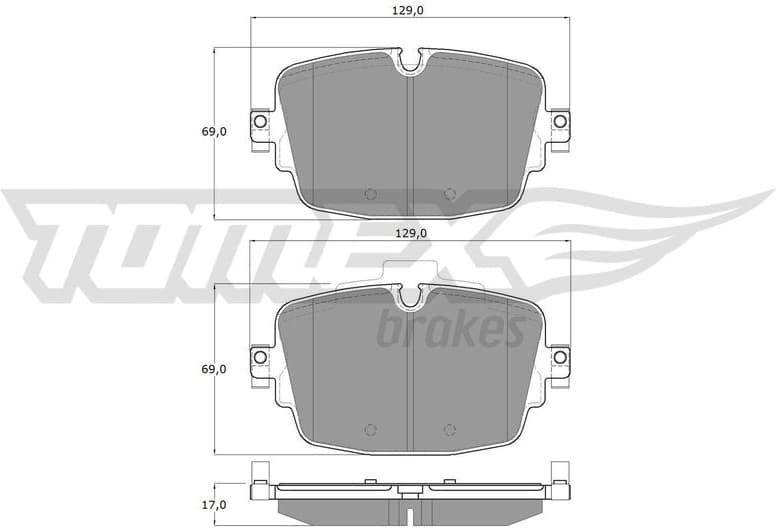 Brake Pad Set, disc brake TX 16-13