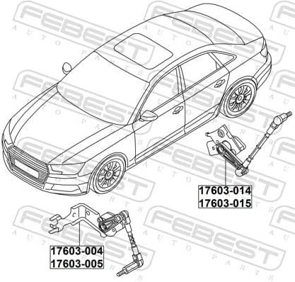Sensor, headlight levelling 17603-004 - image 2