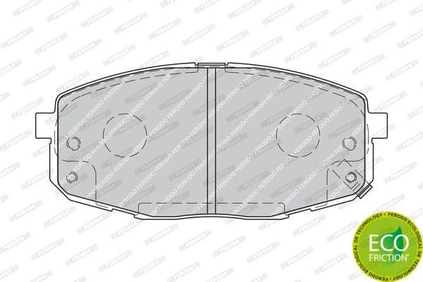 Brake pads front, Top Quality FDB1869 - image 2