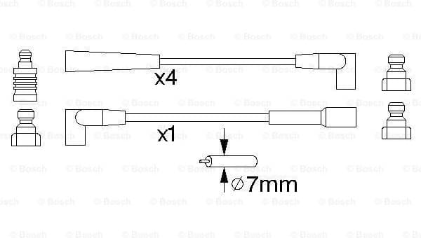 Ignition Cable Kit 0986356886 - image 5