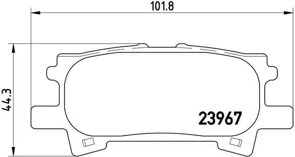 Brake Pad Set, disc brake PRIME LINE P83068