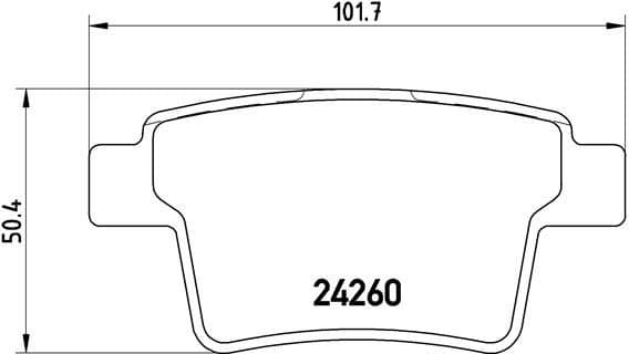 Brake Pad Set, disc brake PRIME LINE P24063