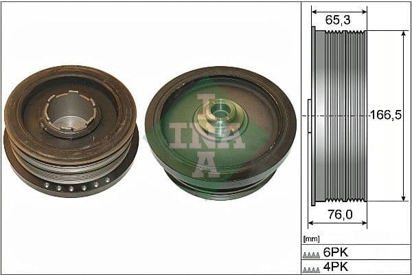 Belt Pulley, crankshaft 544008210