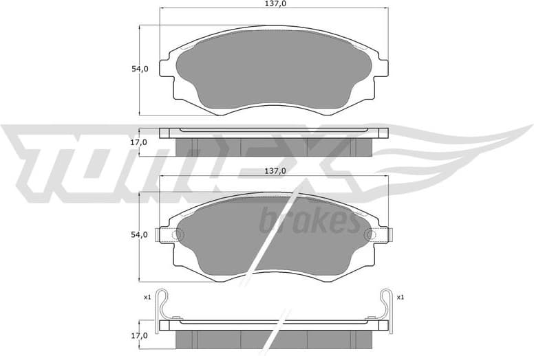Brake Pad Set, disc brake TX 11-07