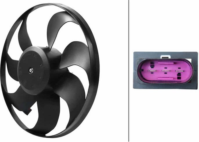 Fan, engine cooling 8EW 366 420-281