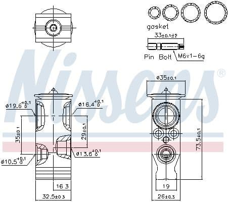 Expansion Valve, air conditioning 999575 - image 6