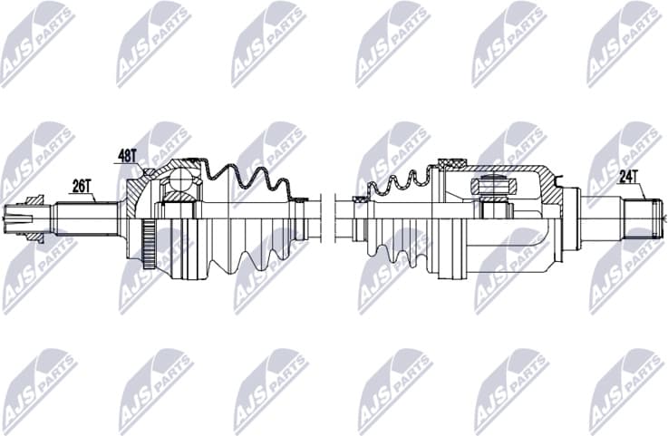 Drive Shaft NPW-TY-226