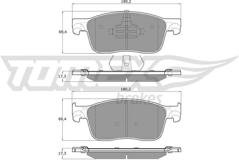 Brake Pad Set, disc brake TX 18-63