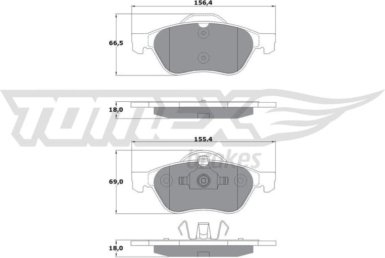 Brake Pad Set, disc brake TX 13-51