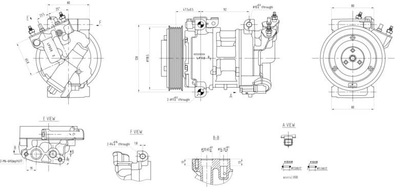 Compressor, air conditioning >>> Easy2Fit <<< 8FK 366 201-131 - image 6