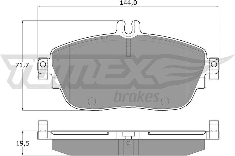 Brake Pad Set, disc brake TX 18-06