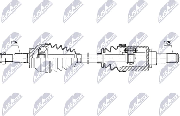 Drive Shaft NPW-MZ-124