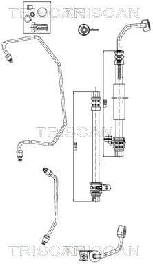 Hydraulic Hose, steering 8516 43001