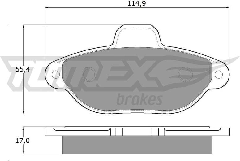 Brake Pad Set, disc brake TX 12-41